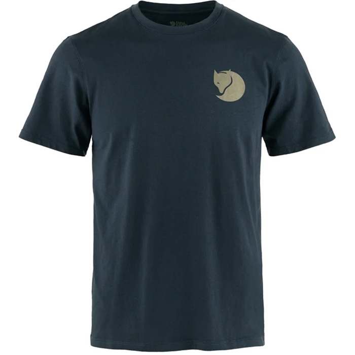 Fjällräven Walk With Nature T-Shirt-dark navy-M - T-Shirt, Polo-shirt