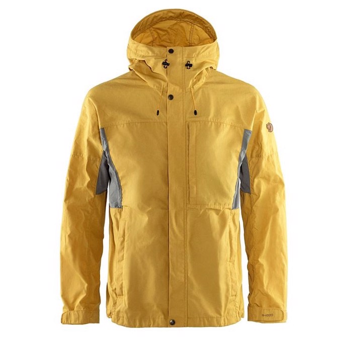 Fjällräven Kaipak Jacket Men-ochre/super grey-M - Jakker