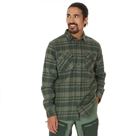 Whistler Flannel Checked skjorte, deep forest