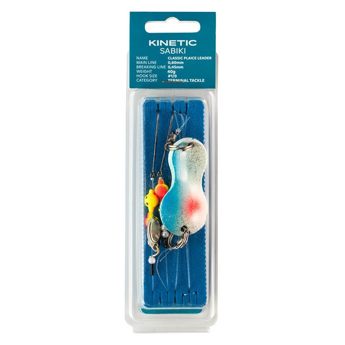 Billede af Kinetic Sabiki Classic Plaice Rig blå/hvid 40 g - Fladfiskeforfang