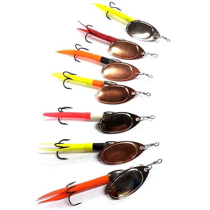 Flying C kondomspinner "custom made"-20 gr-fluo gul sølv