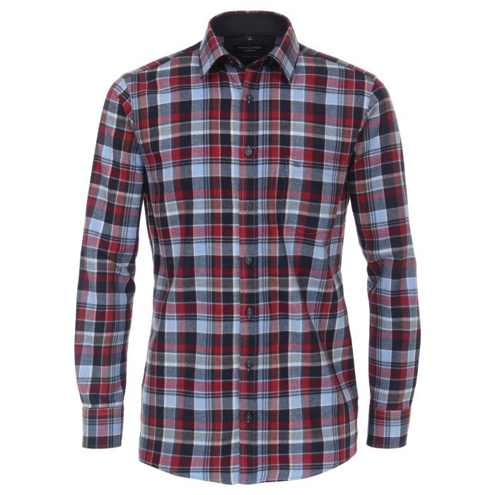 Casa Moda Foggia softflannel, blue/red check