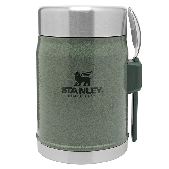 Stanley Legendary Food Jar + Spork 0,4L-hammertone green - Termoflasker