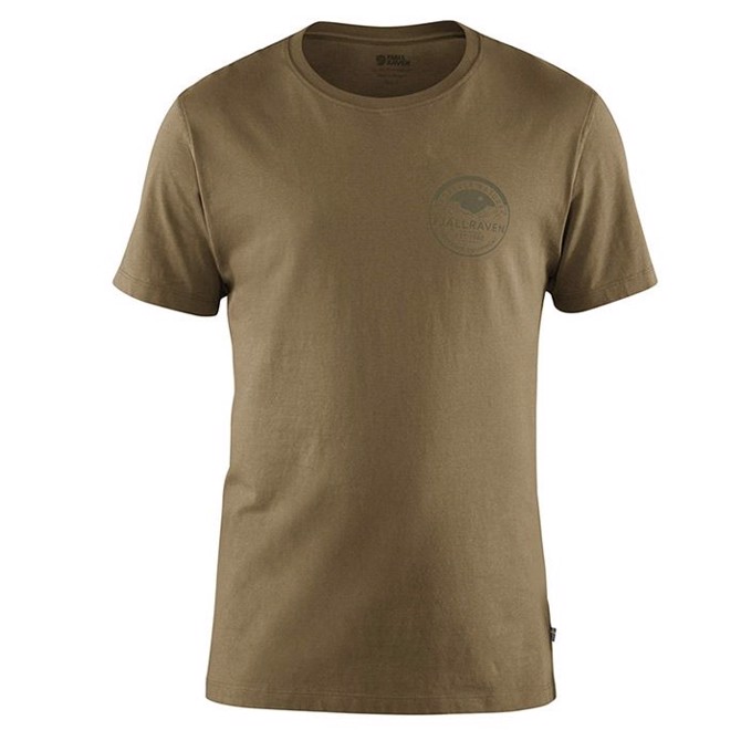 Fjällräven Forever Nature Badge T-Shirt Men-dark sand