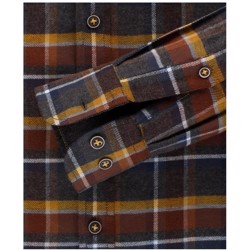 Casa Moda Garda softflannel, brown check