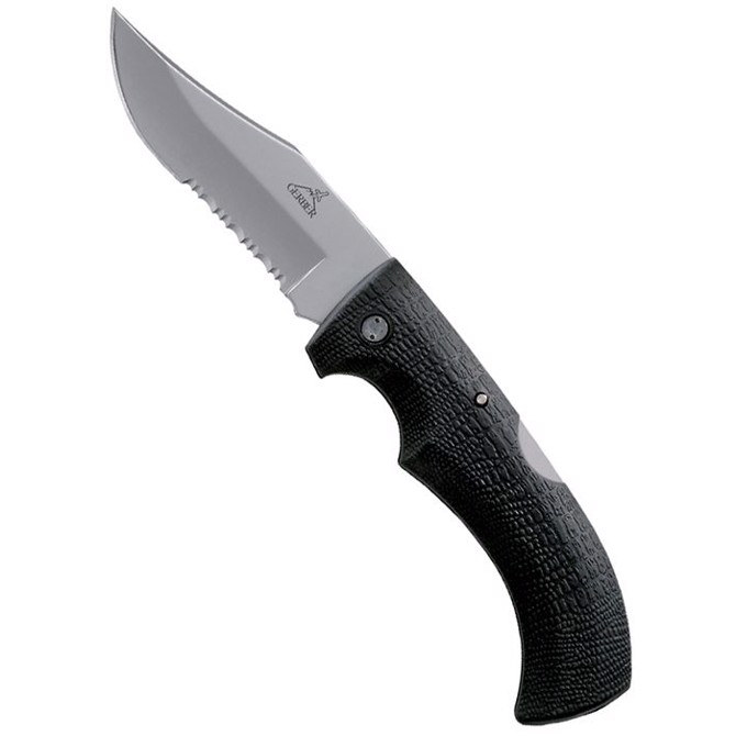 Gerber Gator Clip Point serrated foldekniv