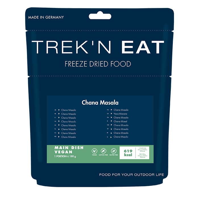 Trek'N Eat Chana Masala med ris, vegan, glutenfri (619 kcal) - Mad