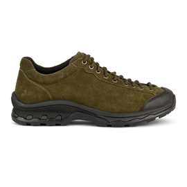 Green Comfort London Sneaker Men In Suede, olive