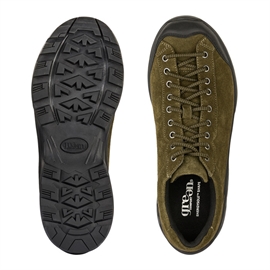 Green Comfort London Sneaker Men In Suede, olive