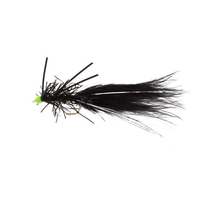 Billede af Unique Flies Green Helmet black, put & take flue - Fluer