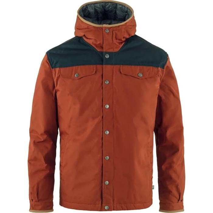 Fjällräven Greenland No. 1 Down Jacket Men-autumn leaf / dark navy-S