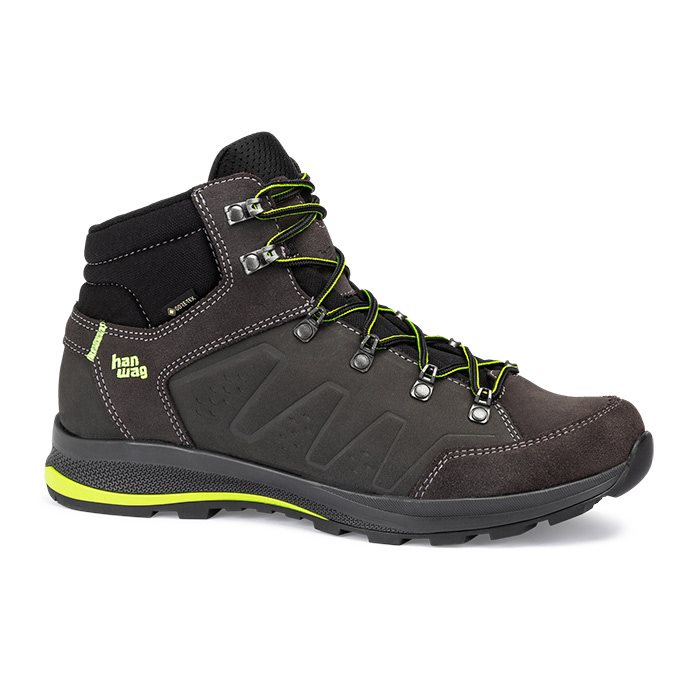 Hanwag Torsby GTX Herre, asphalt/yellow-46,5 / UK 11,5 - Vandrestøvler