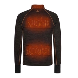 Happyhot Yukon Half-Zip Herre varmeundertrøje m/app