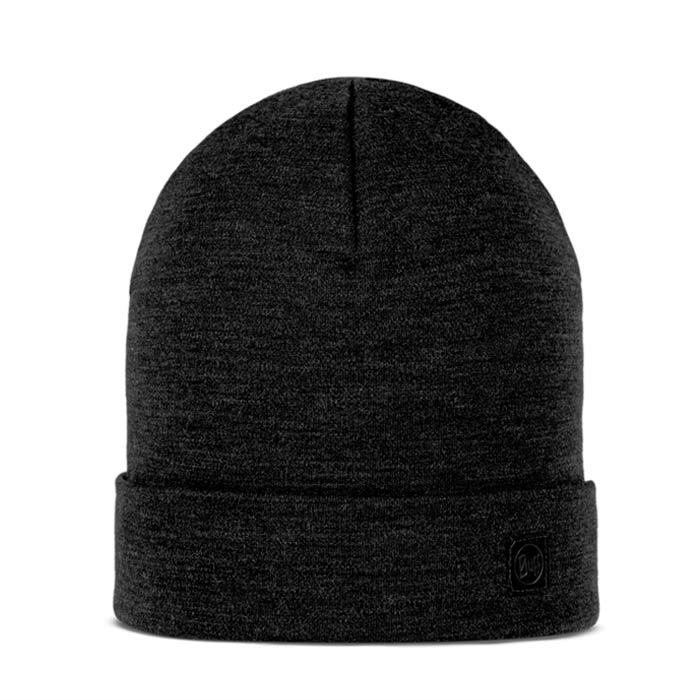 Buff Heavyweight Merino Wool Hat Loose vinterhue - sort, one size