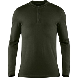 Fjällräven Singi Merino Henley uld, deep forest