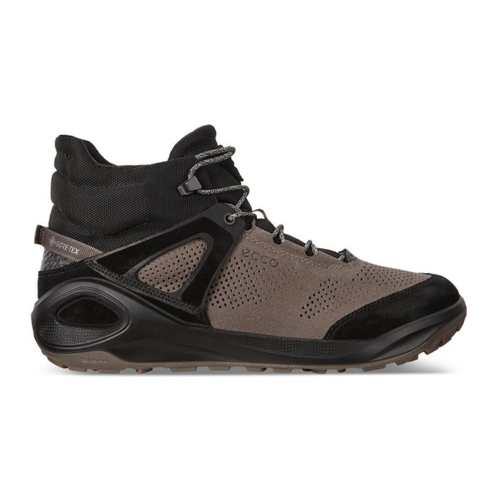 Ecco Biom 2GO M Mid GTX støvler, black/d.clay