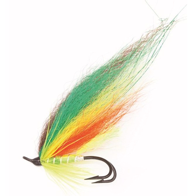 Se Unique Flies Highlander double, lakseflue - Fluer hos Outdoornu.dk