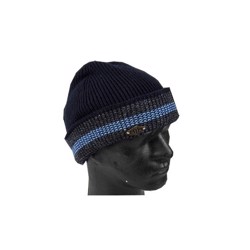 MJM Beanie 3C Wool Mix, navy/grey/lt.blue