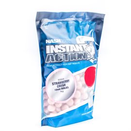 Nash Instant Action Strawberry Crush boilies, 18mm/1kg