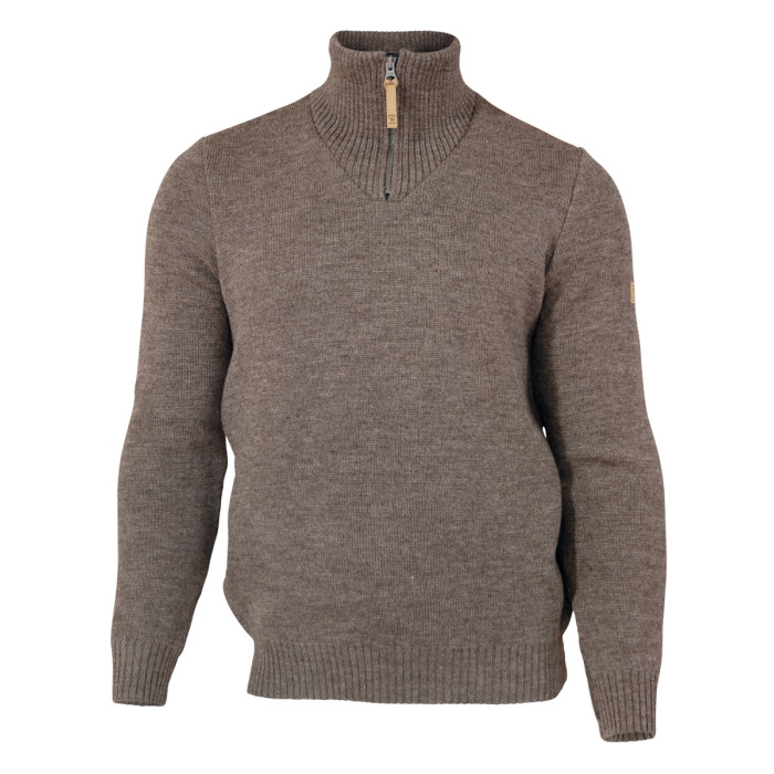 6: Ivanhoe NLS Elm uldtrøje, nutmeg-2XL - Herretøj