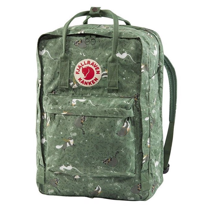 Fjällräven Kånken Art Laptop 17 20L-green fable