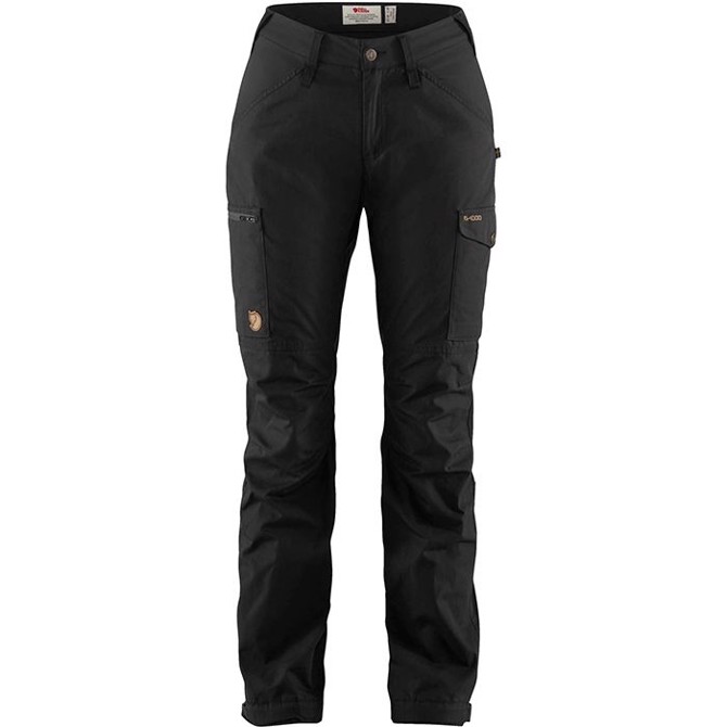 Fjällräven Kaipak Trousers Curved Women-black-48