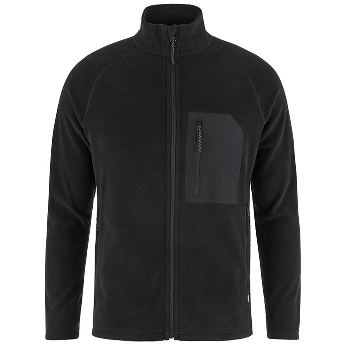 Fjällräven Kaipak Fleece Herre / Mænd-black-black-L - Fleecejakker