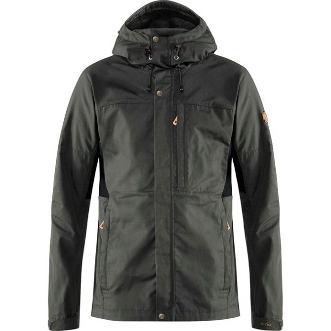 Fjällräven Kaipak Jacket Men-dark grey black-S - Jakker