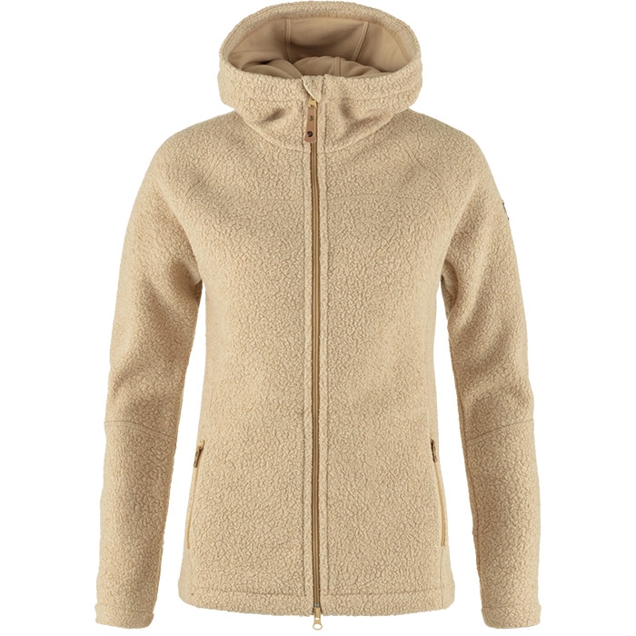 Fjällräven Kaitum Fleece Woman-dune beige-S - Fleecejakker og softshell