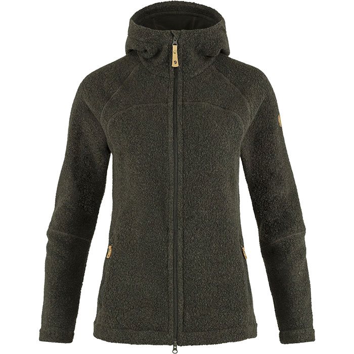 Fjällräven Kaitum Fleece Woman-deep forest-M - Fleecejakker og softshell