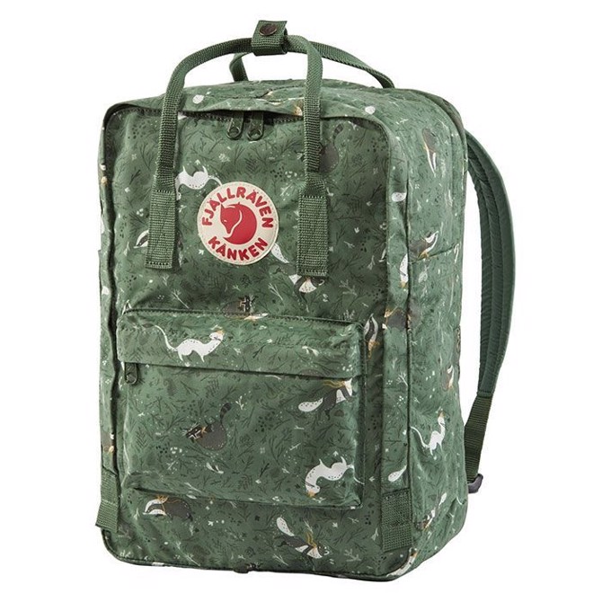 Fjällräven Kånken Art Laptop 15 18L-green fable