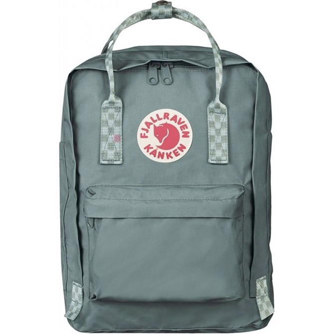 Fjällräven Kånken Laptop 13'' 13L-frost green chess pattern