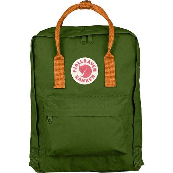 Fjällräven Kånken standard-leaf green burned orange