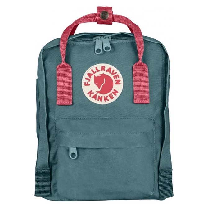 Fjällräven Kånken Mini-frost green peach pink