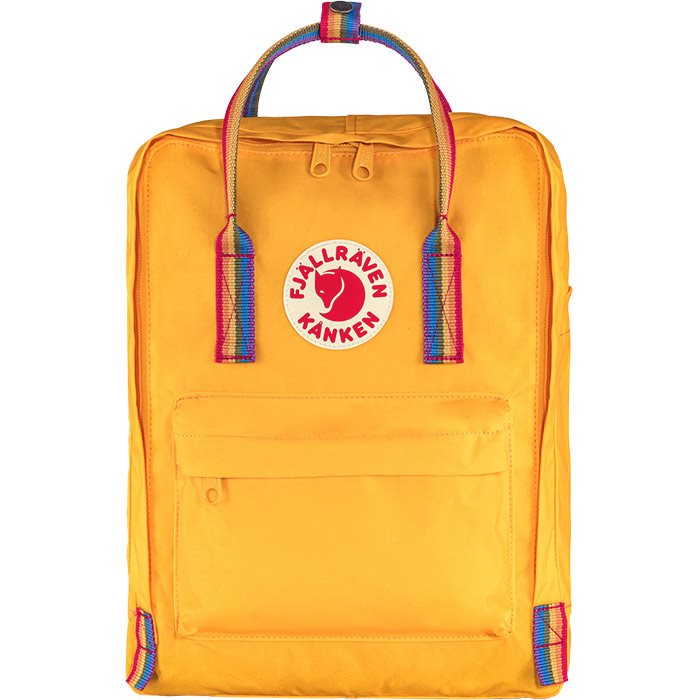 Fjällräven Kånken Rainbow 16L-warm yellow