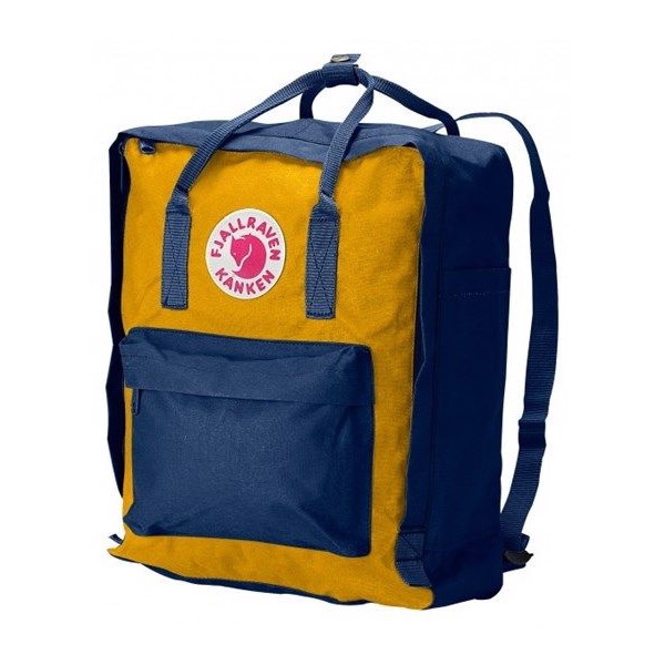 Fjällräven Kånken standard-navy warm yellow