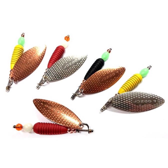 Karlk Willow Gennemløbspinner, 16gr-sort/kobber - Spinner