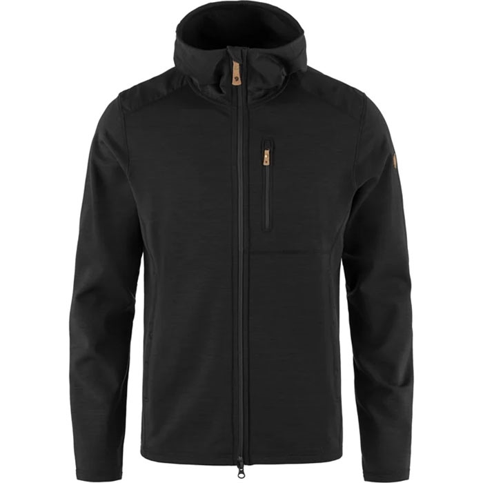 Fjällräven Keb Fleece Hoodie Men-black-XL - Fleecejakker