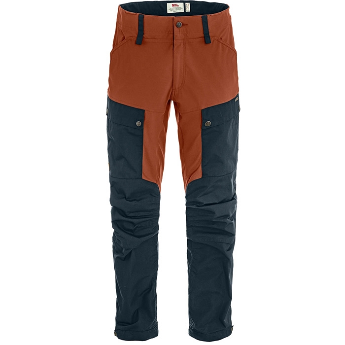 Fjällräven Keb Trousers Herre / Mænd-dark navy-autumn leaf-48-regular - Bukser