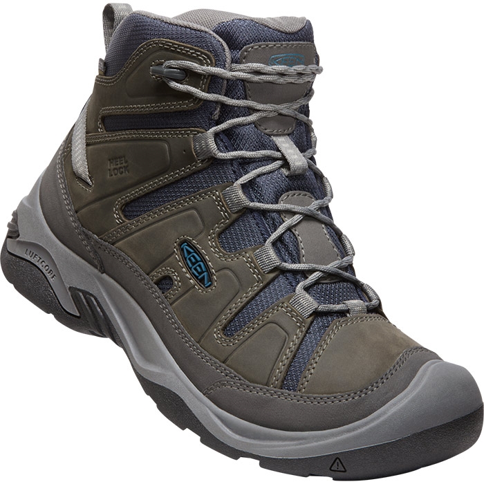 8: Keen Circadia Mid WP Men, steel grey/legion blue - Vandrestøvler