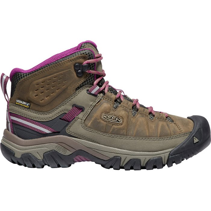 Keen Targhee III Mid WP Woman, weiss/boysenberry - Vandrestøvler