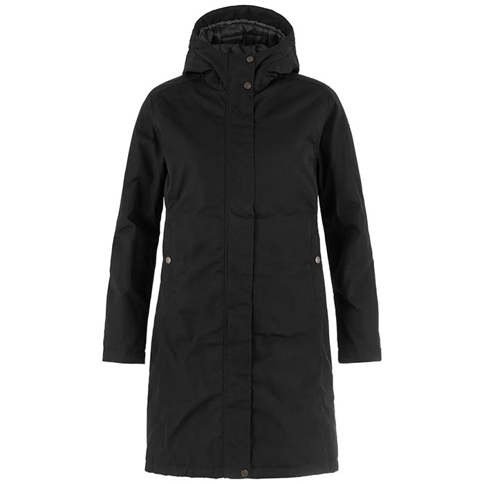 Fjällräven Kiruna Hydratic Padded Parka Kvinder / Damer-black-L - Jakker