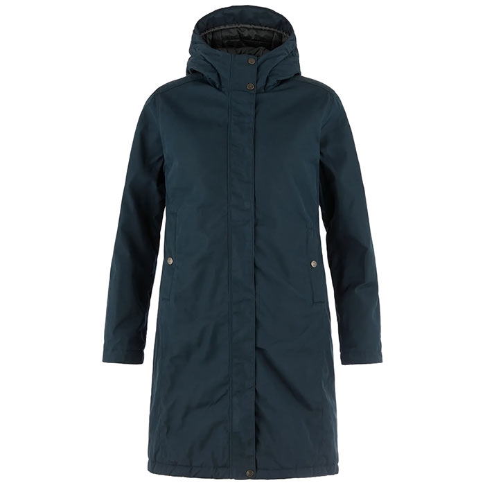 Fjällräven Kiruna Hydratic Padded Parka Kvinder / Damer-dark navy-M - Jakker