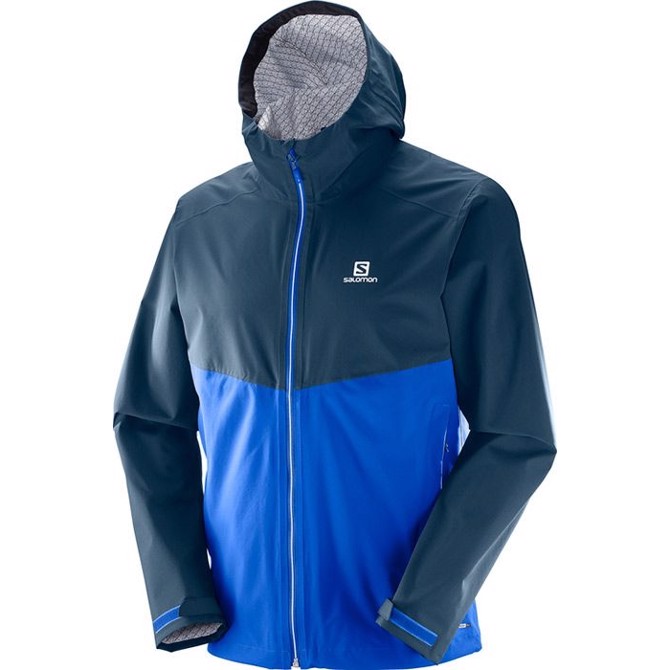 Salomon La Cote Flex 2.5L jacket Men-blue-L - Jakker