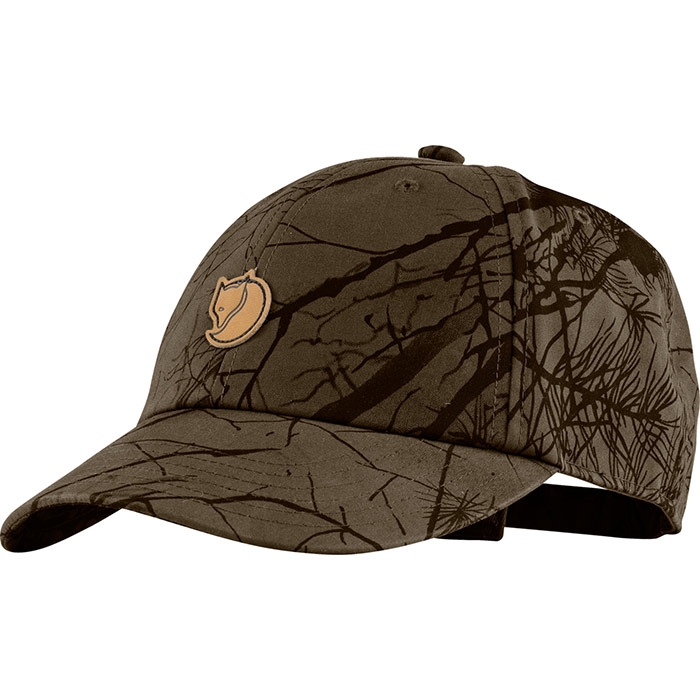 Fjällräven Lappland Camo Cap-dark olive-S/M - Baseball cap, kasket