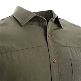 Aclima Leisurewool Woven Men Shirt, ranger green