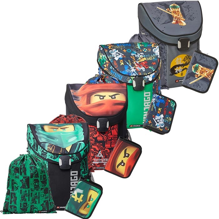 Lego Ninjago Easy School Bag Set (3 dele)