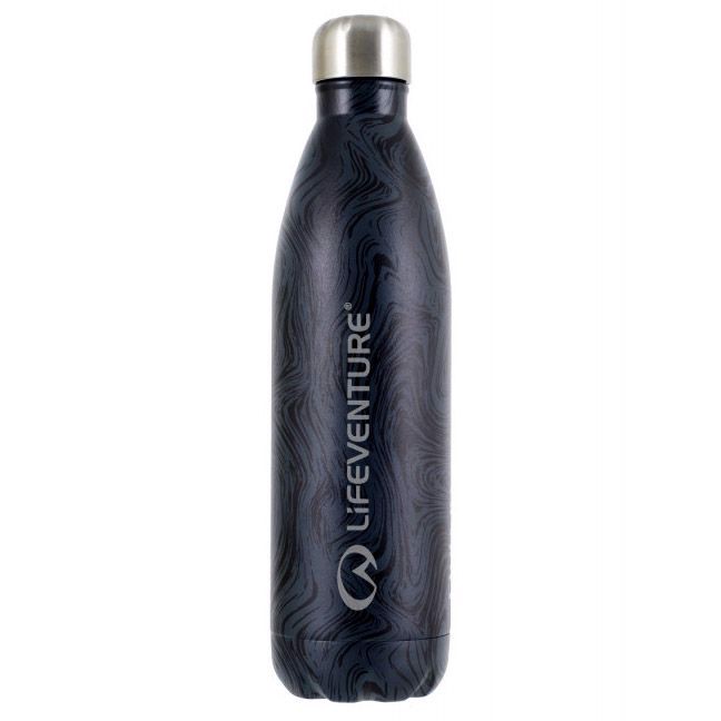 Billede af Lifeventure Insulated bottle / termoflaske, 0,75 L-black - Drikkeflasker /-dunk