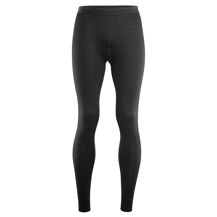 Se Aclima LightWool Long Pants Man, black-XL - Undertøj hos Outdoornu.dk