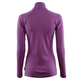 Aclima Warmwool Mock Neck w/zip Woman, purple